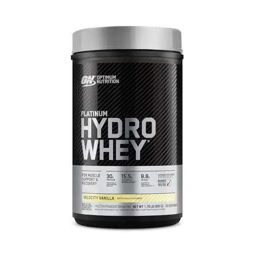 Optimum Nutrition Platinum Hydrowhey Protein Powder, 100% Hydrolyzed Whey Protein - TrustMedUSA