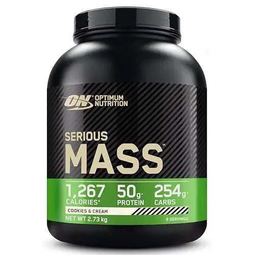 Optimum Nutrition Serious Mass Protein Powder High Calorie Weight Gainer - TrustMedUSA