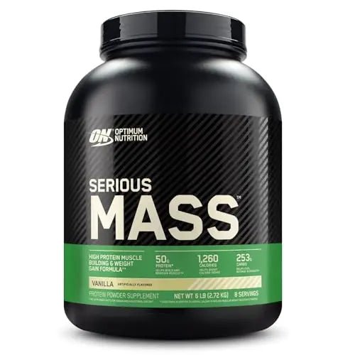 Optimum Nutrition Serious Mass, Weight Gainer Protein Powder, with Added Immune Supp - TrustMedUSA