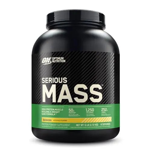 Optimum Nutrition Serious Mass, Weight Gainer Protein Powder with Creatine, Added - TrustMedUSA