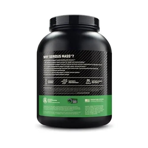 Optimum Nutrition Serious Mass, Weight Gainer Protein Powder with Immune Support - TrustMedUSA
