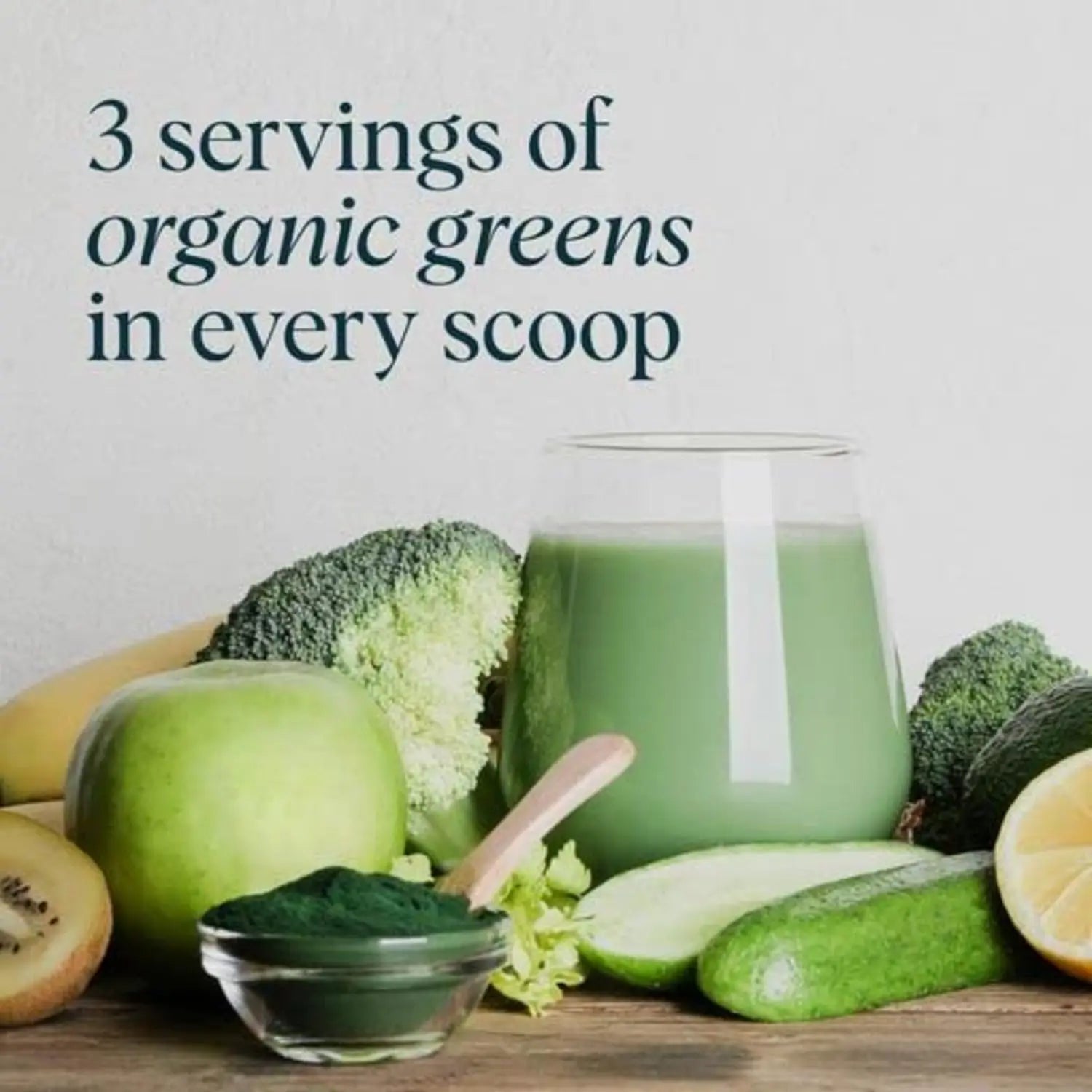 Ora Organic Greens Powder - Vegan, Gluten-Free, Organic Super Greens Drink for Energy and Detox | Antioxidants & Adaptogenic Herbs | 20+ Superfood Greens Blend - Citrus Flavor, 30 Servings - TrustMedUSA