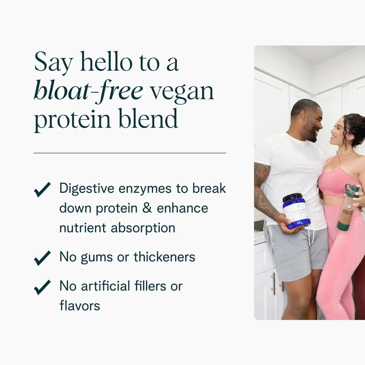 Ora Organic Plant-Based Protein Powder - 23g Protein for Women and Men - Vanilla Flavor 20 Servings, Vegan, Clean Protein - TrustMedUSA