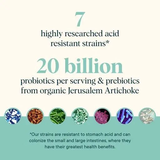 Ora Organic Prebiotic and Probiotic Powder Supplement - 20 Billion Probiotics, 7 Strains for Best Prebiotic Powder, Non-GMO, Probiotics for Women, Men & Kids - Apple Raspberry Flavor, 30 Servings… - TrustMedUSA