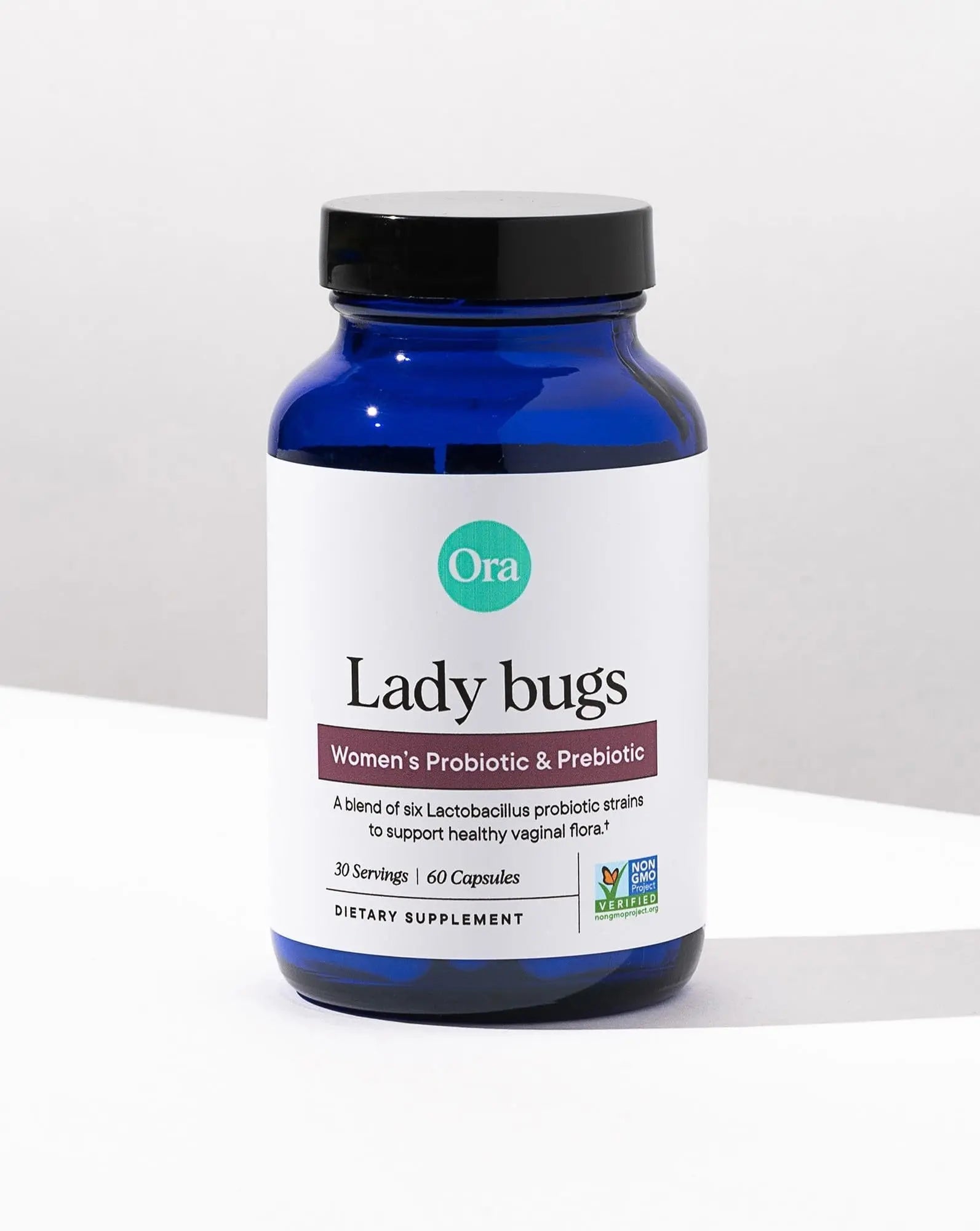 Ora Organic Prebiotics and Probiotics for Women - Lactobacillus for Vaginal and Urinary Tract Health, Contains 16 Billion CFU, 6 Strains - 1 Month Supply, 60 Vegan Probiotic Capsules - TrustMedUSA