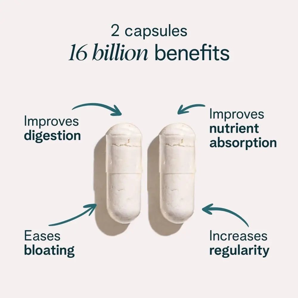 Ora Organic Probiotics with Prebiotics for Digestive Health 16 Billion CFU - Trust Your Gut - Strains - Acidophilus Lactobacillus Breve Bifidum Lactis - TrustMedUSA