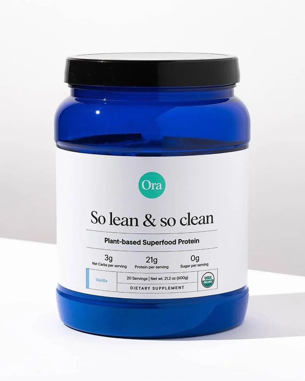 Ora Organic Protein Powder - 21g Plant-Based Protein for Women and Men Pre-Workout - TrustMedUSA