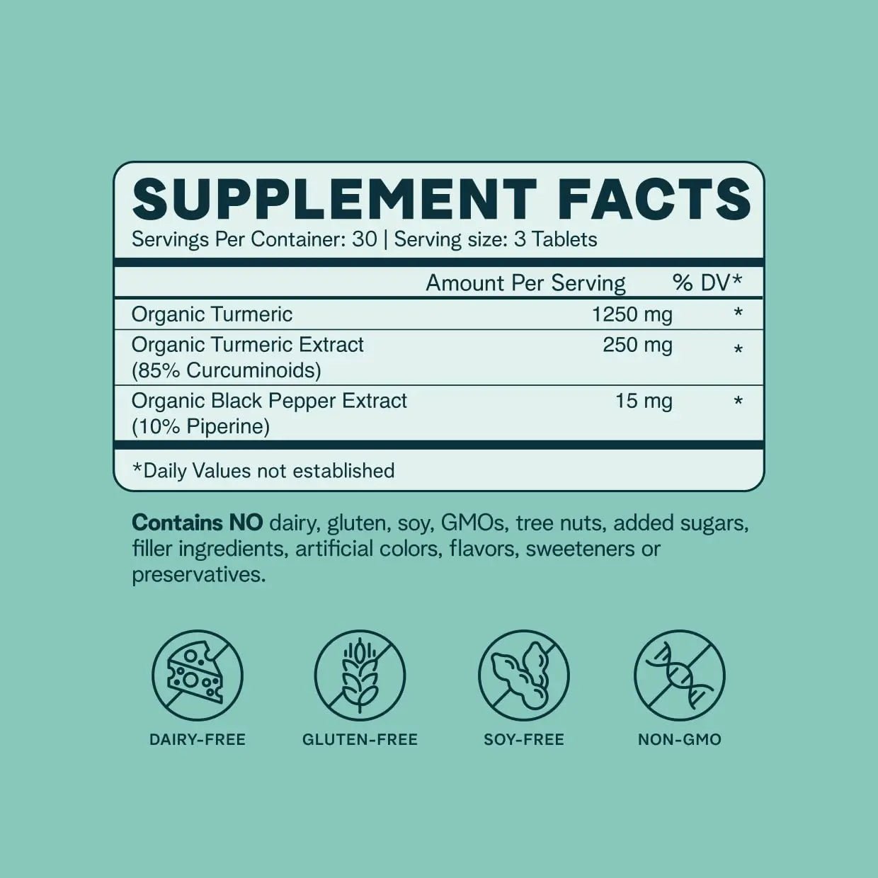 Ora Organic Turmeric Curcumin with Piperine - Pure Extracts for Joint Stress and Cardiovascular Health, Support Healthy Cognitive Function, No Filler Ingredients - 90 Vegan Tablets, 1 Month Supply - TrustMedUSA