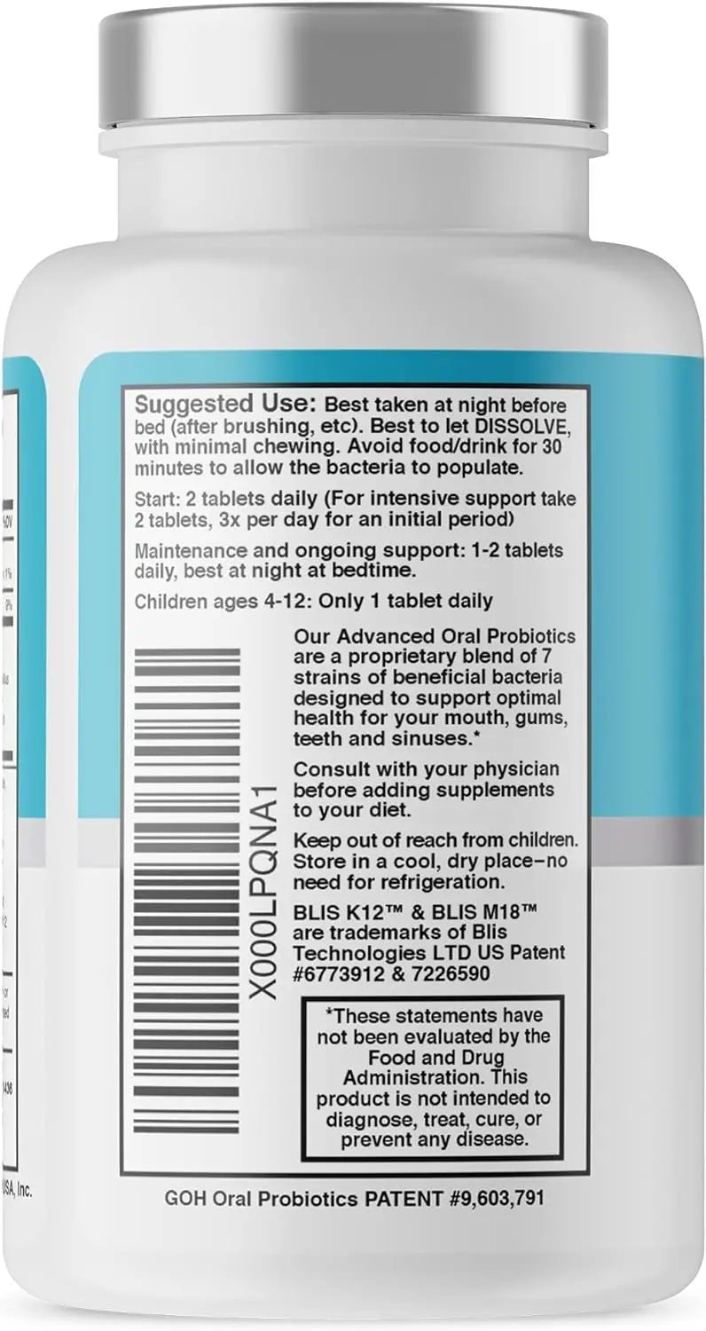 Oral Probiotics for Mouth Bad Breath Treatment for Adults: Dentist Formulat - TrustMedUSA