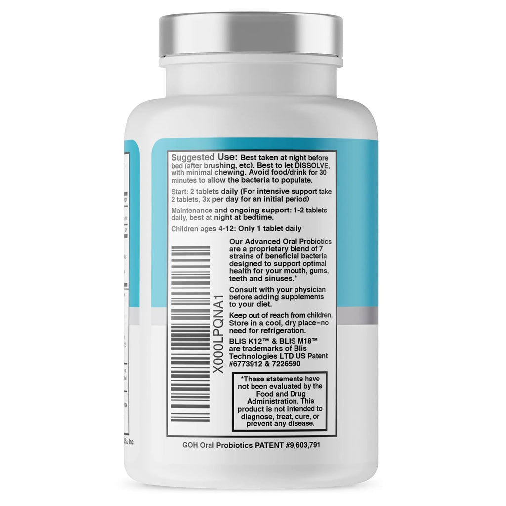 Oral Probiotics for Mouth Bad Breath Treatment for Adults: Dentist Formulated Advanced - TrustMedUSA