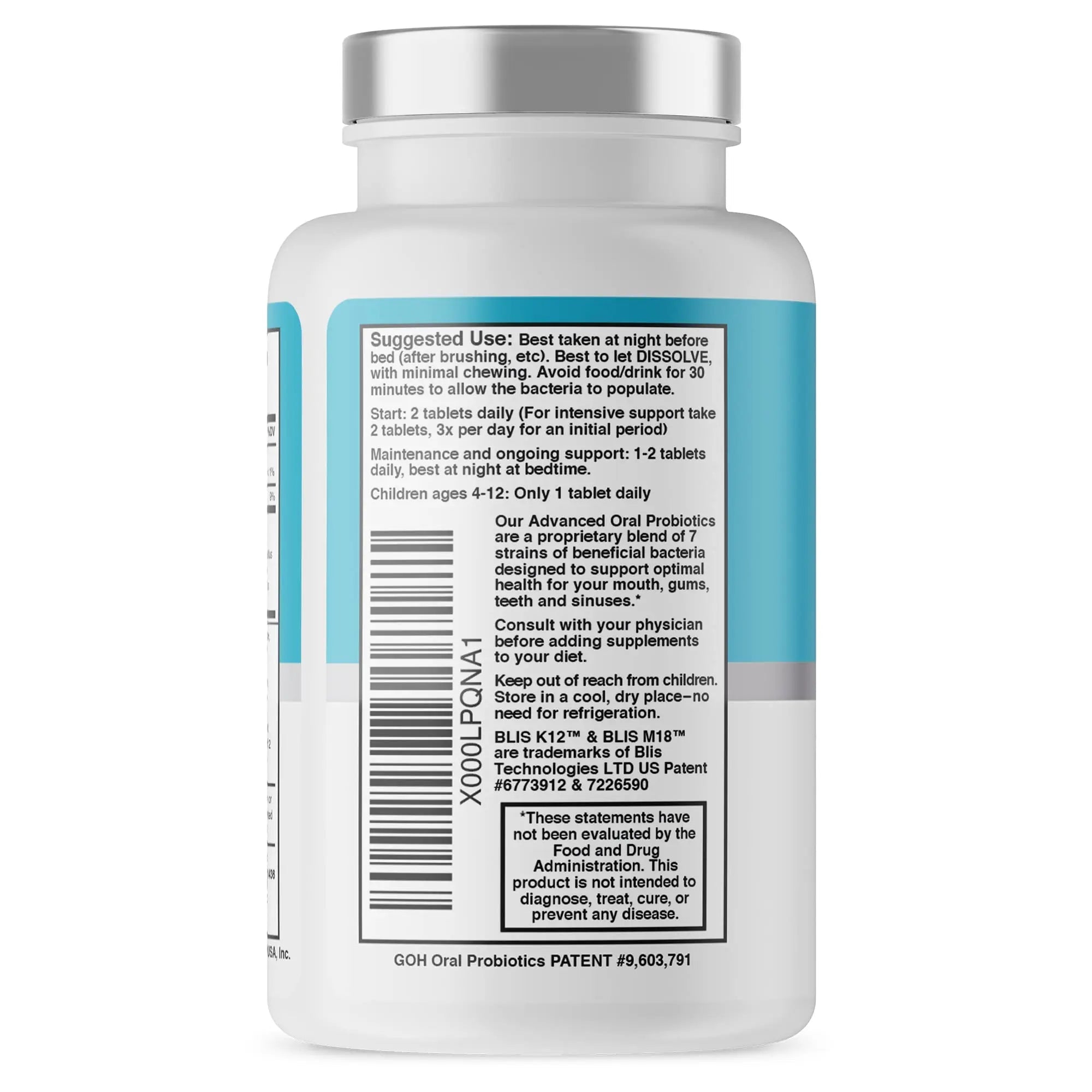 Oral Probiotics for Mouth Bad Breath Treatment for Adults: Dentist Formulated Advanced - TrustMedUSA