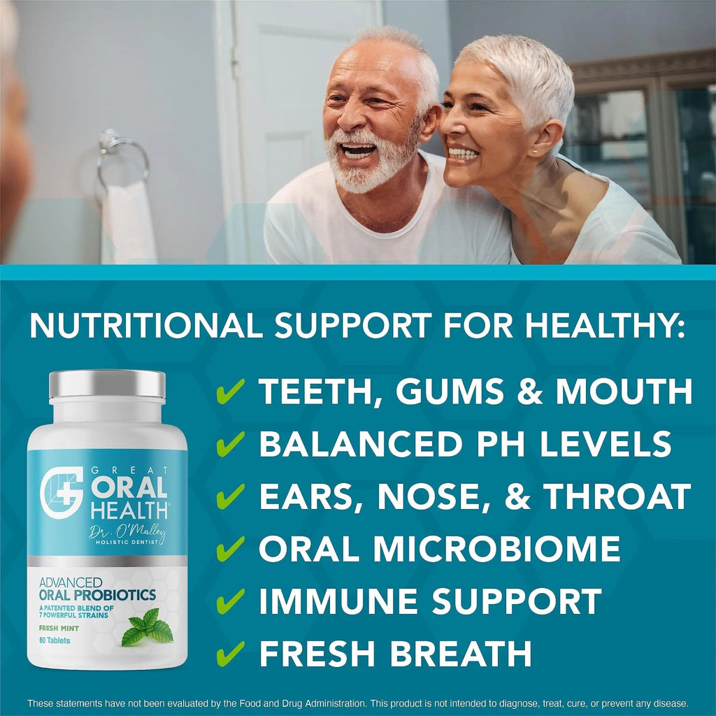 Oral Probiotics for Mouth Bad Breath Treatment for Adults: Dentist Formulated Advanced - TrustMedUSA