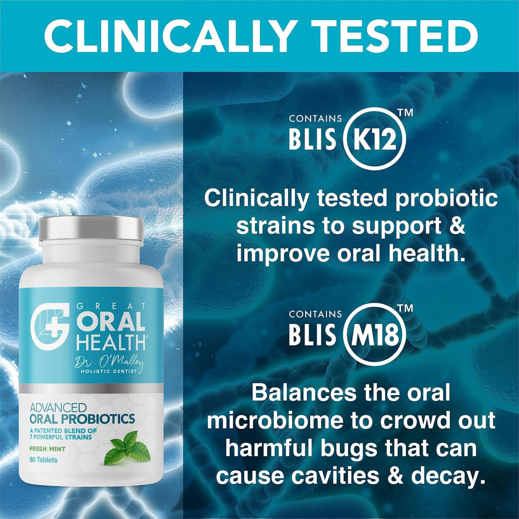 Oral Probiotics for Mouth Bad Breath Treatment for Adults: Dentist Formulated Advanced - TrustMedUSA
