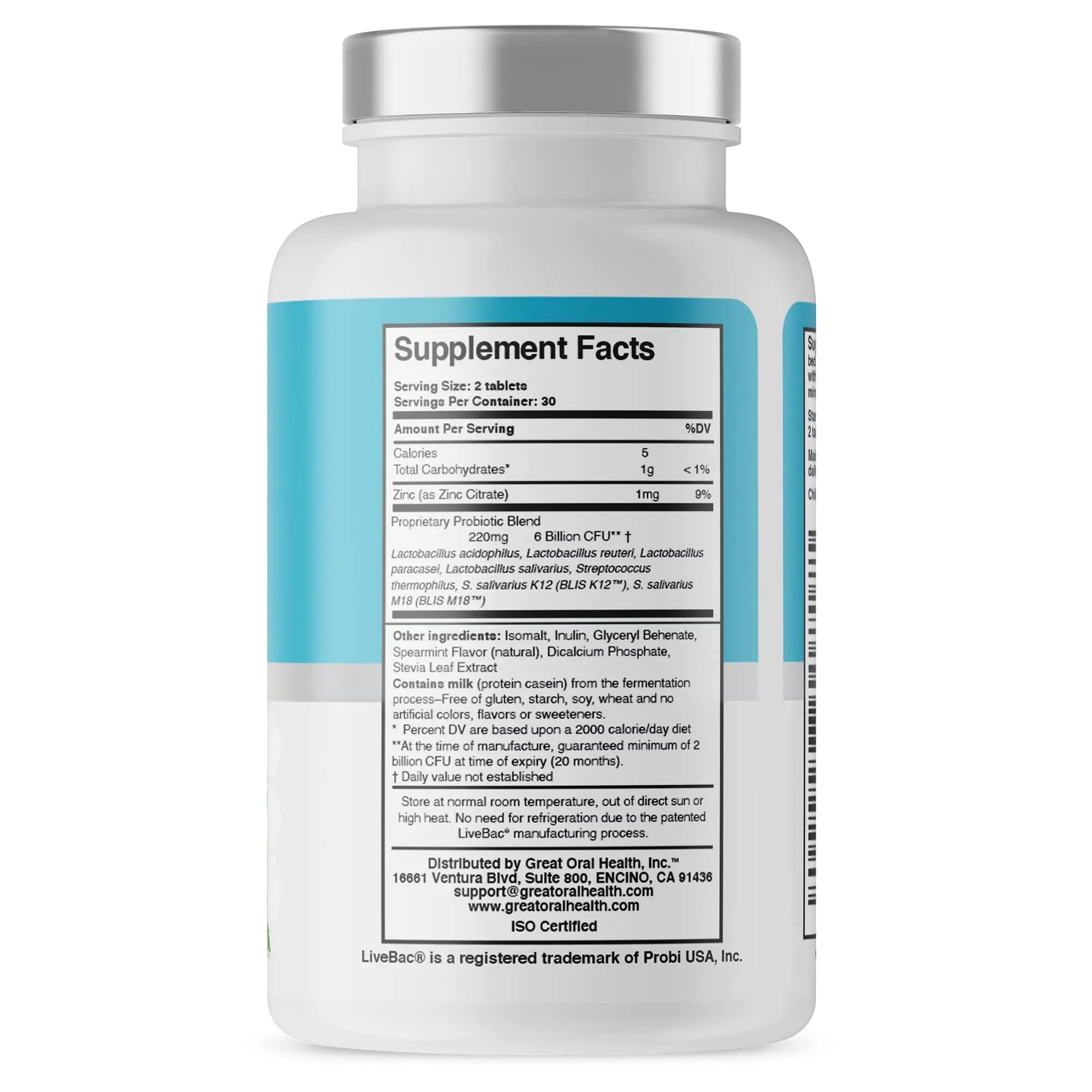 Oral Probiotics for Mouth Bad Breath Treatment for Adults: Dentist Formulated Advanced - TrustMedUSA