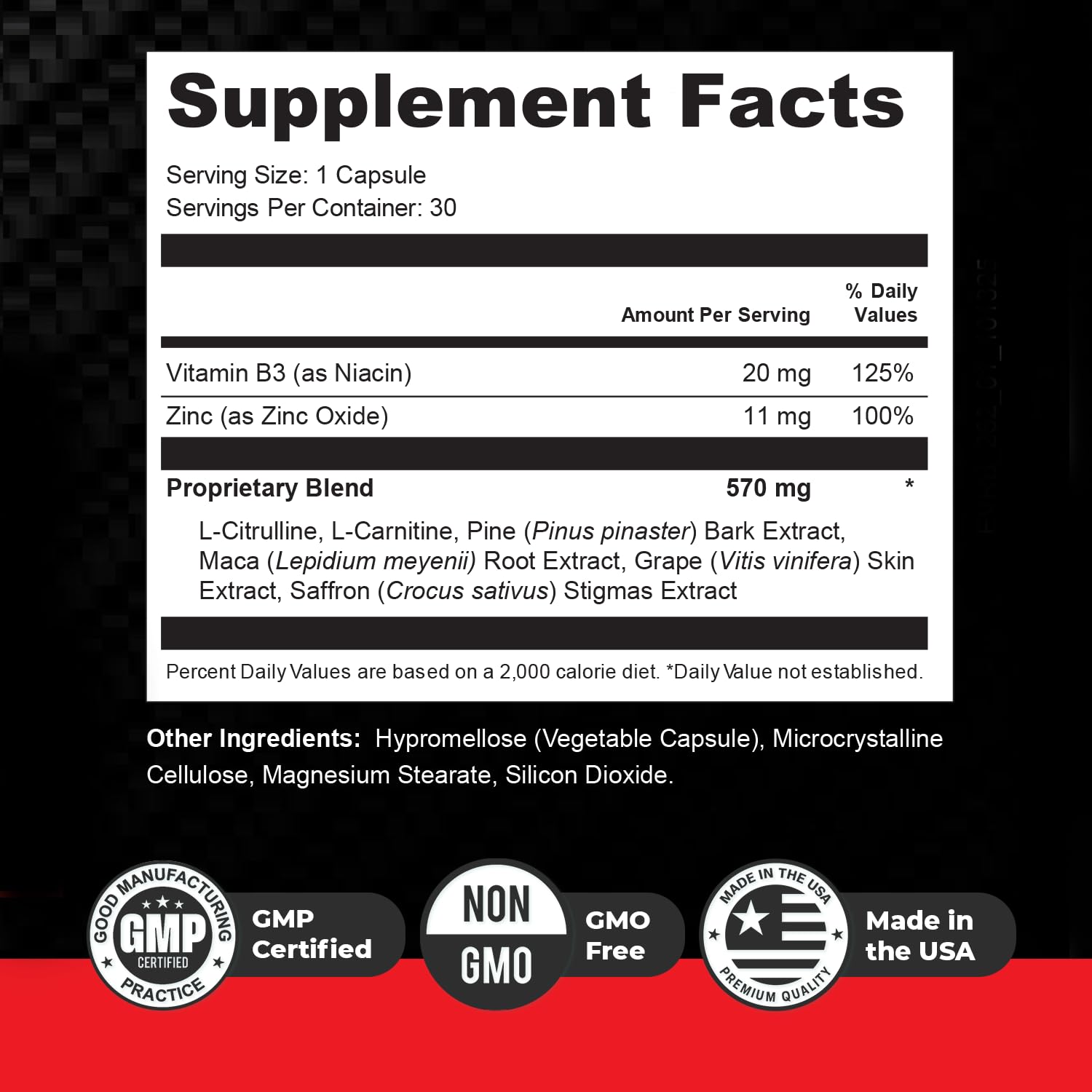 Orby EreForce – Natural Daily Wellness Supplement with L-Citrulline, L-Carnitine & Maca Root – 100% Natural, Non-GMO, GMP Certified, Made in USA – 30 Capsules, 1 Month Supply - TrustMedUSA