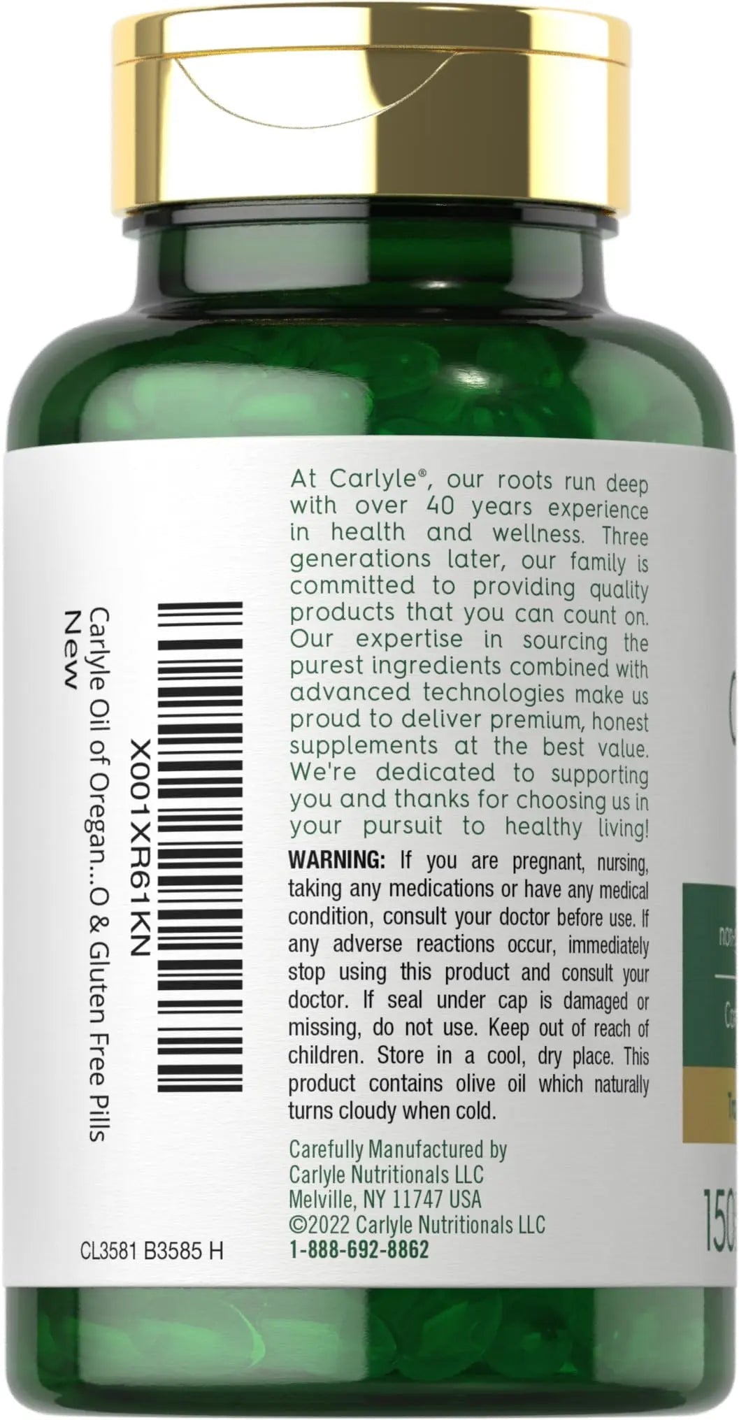Oregano Oil Extract | Max Potency | 150 Softgel Capsules | Non-GMO and Gluten - TrustMedUSA