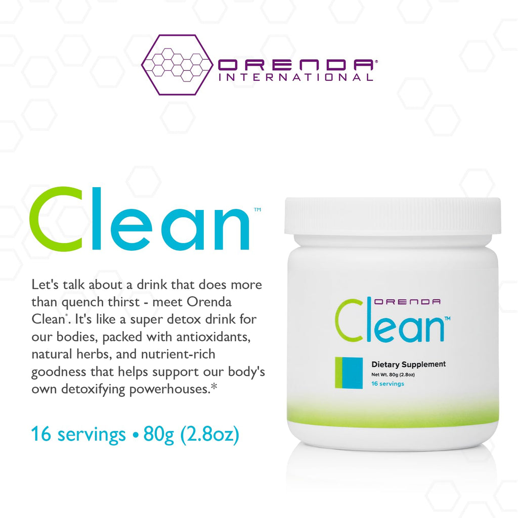 Orenda Clean - Peptizyme-SP EN, Aronia Berry, Aloe Vera and More for Digestive Support - Nutrient-Rich Supplement for Wellness - 80g, 16 Servings - TrustMedUSA