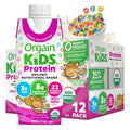 Orgain Organic Kids Nutritional Protein Shake, Fruity Cereal - Kids Snacks with 8g Dairy - TrustMedUSA