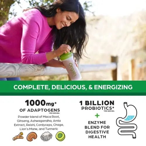 Orgain Organic Perfect Meal Replacement Protein Powder, Vanilla - 25g Plant Based Protein - TrustMedUSA
