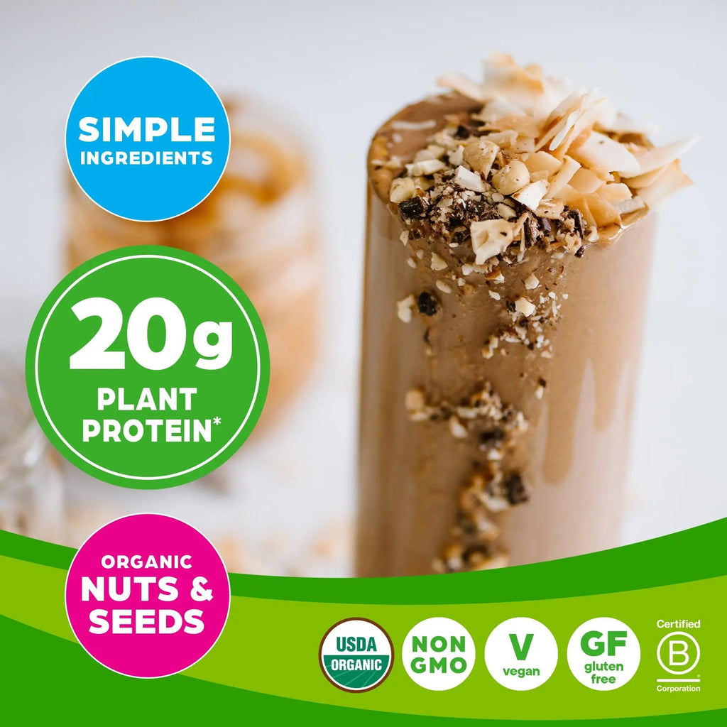 Orgain Organic Simple Vegan Protein Powder, Peanut Butter - 20g Plant Based Protein - TrustMedUSA