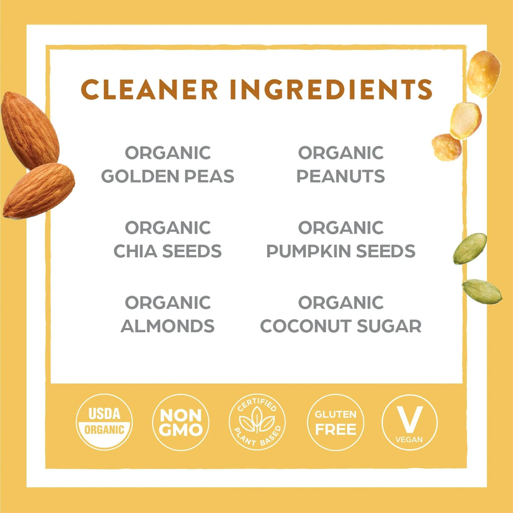 Orgain Organic Simple Vegan Protein Powder, Peanut Butter - 20g Plant Based Protein - TrustMedUSA