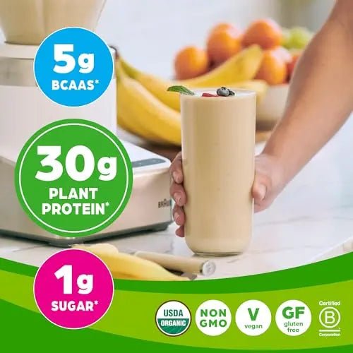 Orgain Organic Sport Vegan Protein Powder, Vanilla - 30g Plant Based Protein, For Pre-Work - TrustMedUSA