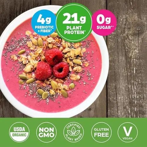 Orgain Organic Unflavored Vegan Protein Powder, Natural Unsweetened - 21g Plant Based - TrustMedUSA