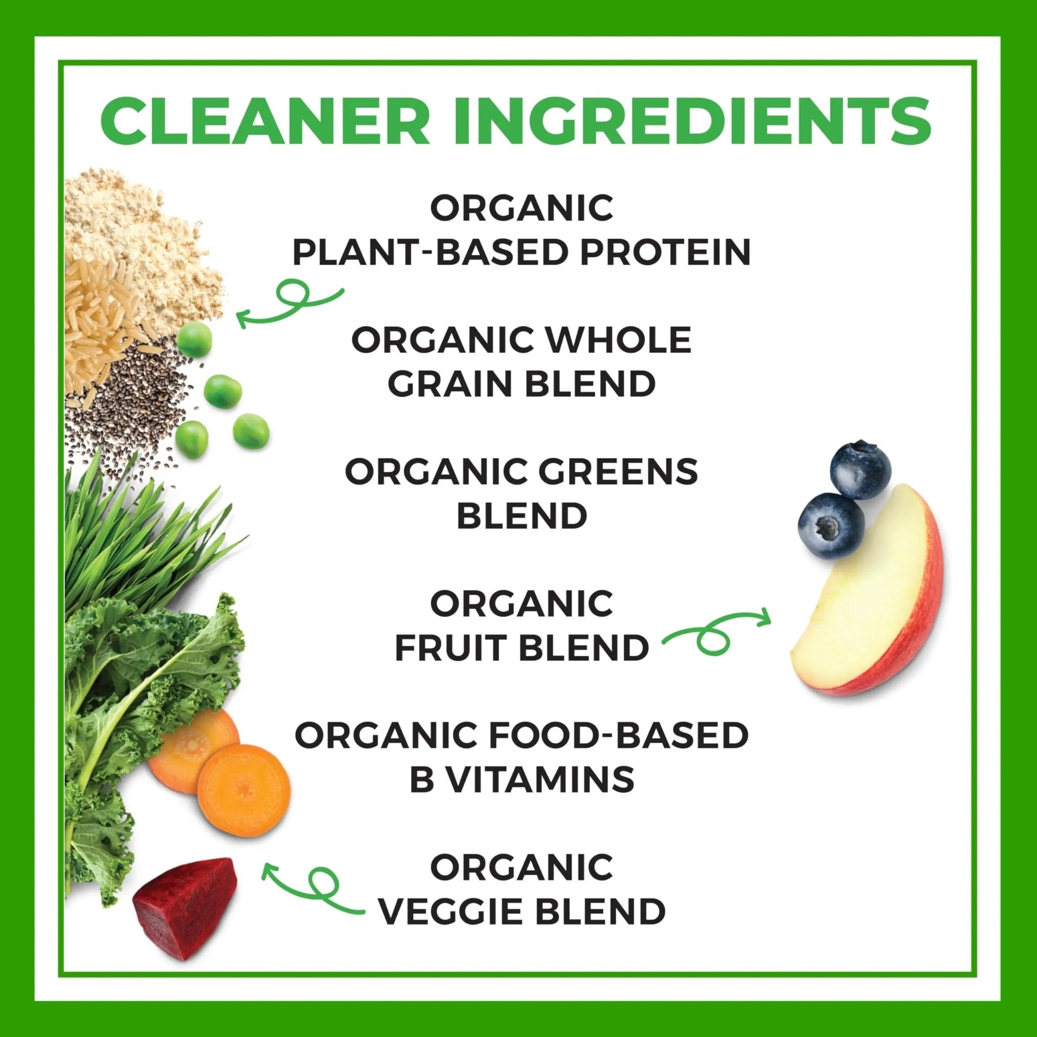 Orgain Organic Vegan Meal Replacement Protein Powder, Creamy Chocolate Fudge - 20g Plant Based Protein, Gluten Free, Dairy Free, Lactose Free, Soy Free, No Sugar Added, - TrustMedUSA