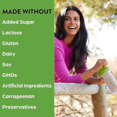 Orgain Organic Vegan Meal Replacement Protein Powder, Vanilla Bean - 20g Plant Based - TrustMedUSA