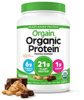 Orgain Organic Vegan Protein Powder, Chocolate Peanut Butter - 21g of Plant Based Protein - TrustMedUSA