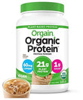 Orgain Organic Vegan Protein Powder, Iced Coffee - 21g Plant Based Protein, Gluten Free - TrustMedUSA