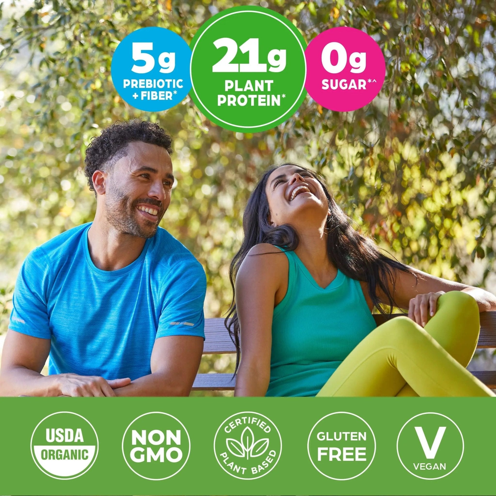 Orgain Organic Vegan Protein Powder, Vanilla Bean - 21g Plant Based Protein, Gluten Free - TrustMedUSA