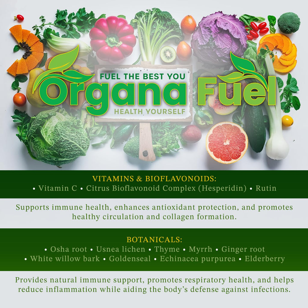Organa Fuel 30-Day Supply: Advanced Liquid Immune Support Supplement, Supports Cellular, Gut & Organ Health, Vitamins, Minerals, Superfoods, Antioxidant. for Adults & Kids 12+ - 8 fl oz (Pack of 1) - TrustMedUSA