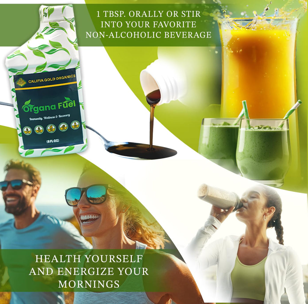 Organa Fuel 30-Day Supply: Advanced Liquid Immune Support Supplement, Supports Cellular, Gut & Organ Health, Vitamins, Minerals, Superfoods, Antioxidant. for Adults & Kids 12+ - 8 fl oz (Pack of 1) - TrustMedUSA