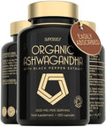Organic Ashwagandha High Strength - 1000mg Ashwagandha Capsules - Pure Ashwagand - TrustMedUSA