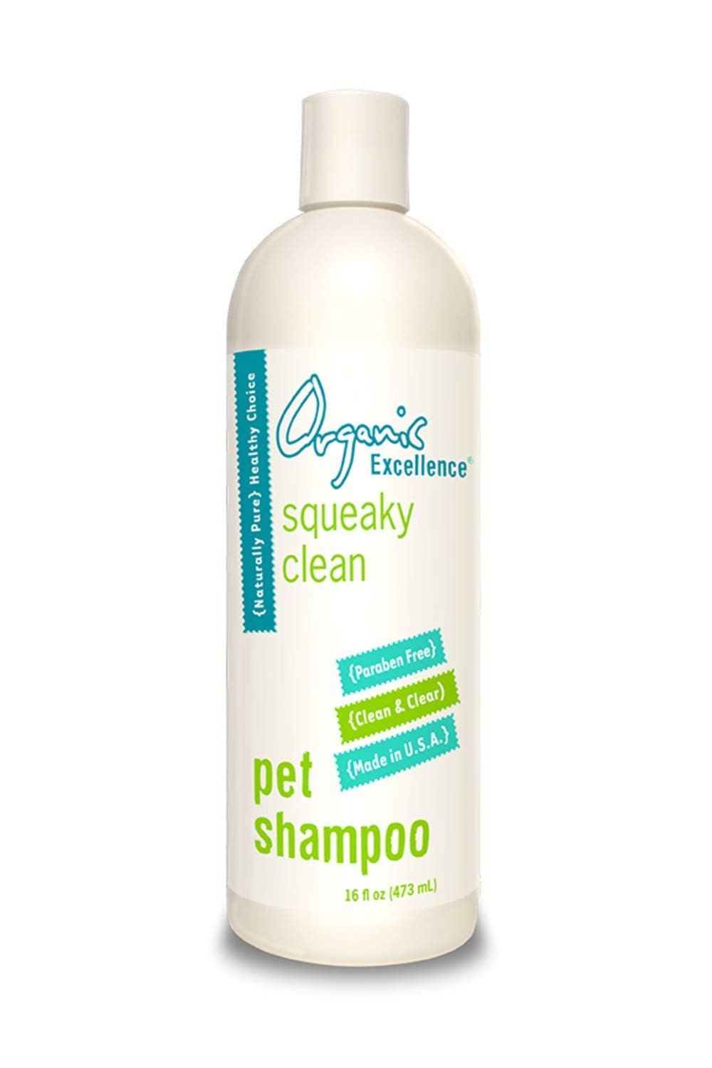 Organic Excellence Mild Dog Shampoo, Great for All Pets: Dogs, Puppies, Cats, Horses, Formulated for Sensitive Skin, Made with Aloe and Nourishing Botanicals - 16oz - TrustMedUSA