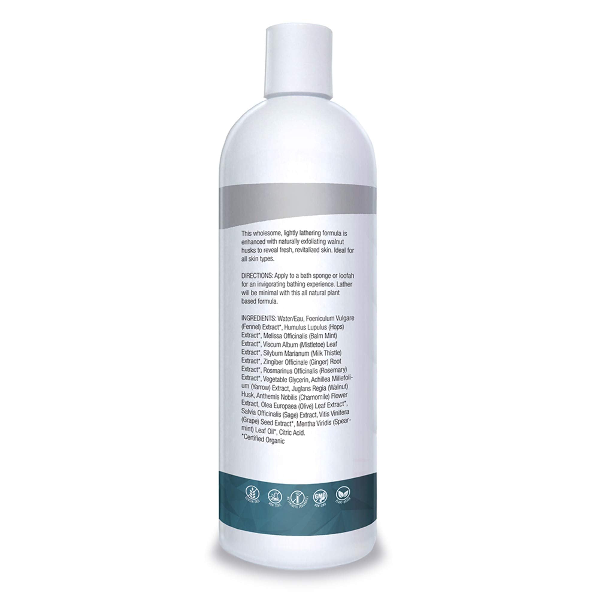 Organic Excellence Spearmint Body Wash For All Skin Types - Natural Soap Alternative - Sulphate and Paraben Free - TrustMedUSA