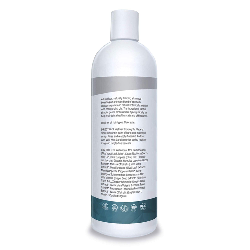 Organic Excellence Wild Mint Shampoo - 16 oz - TrustMedUSA