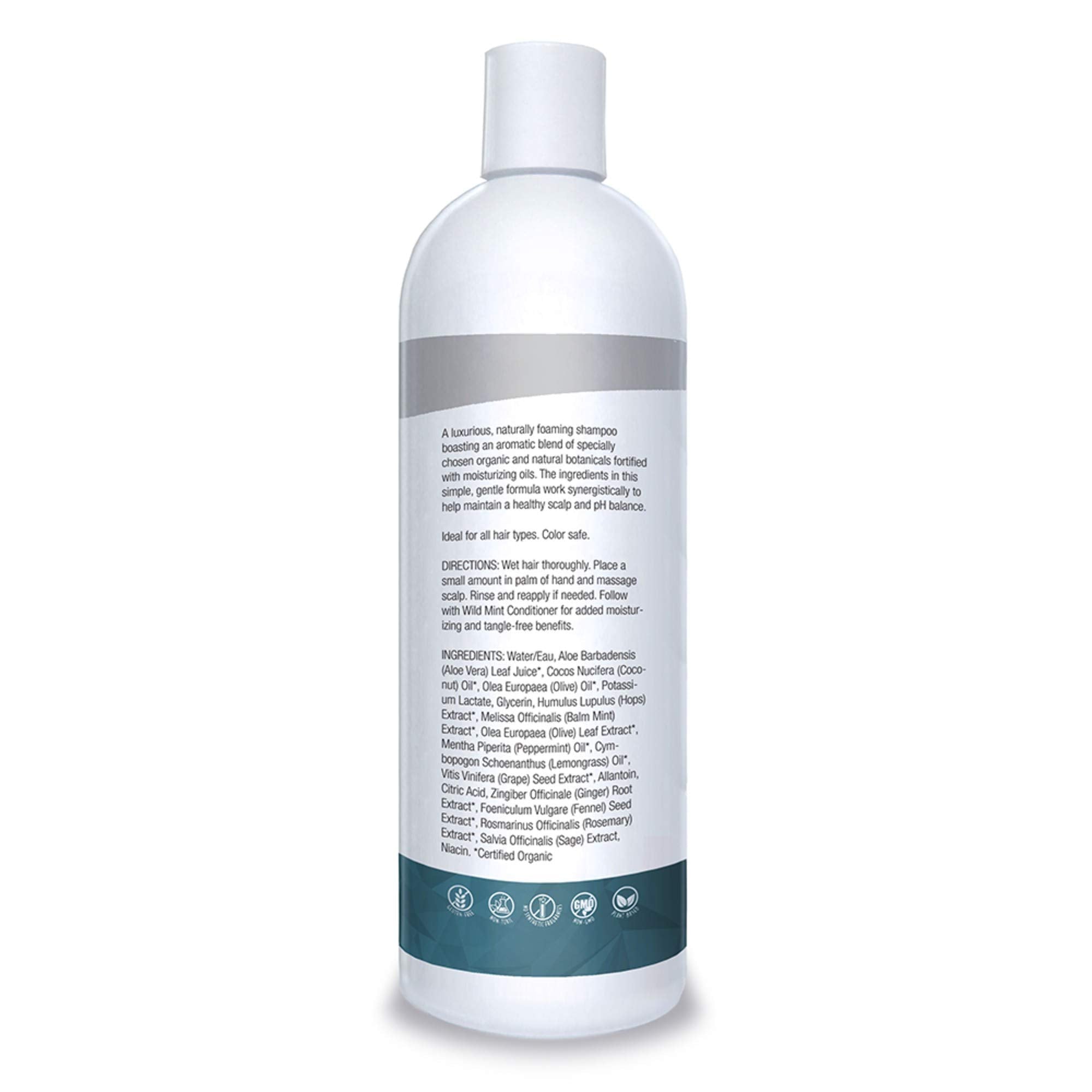 Organic Excellence Wild Mint Shampoo - 16 oz - TrustMedUSA