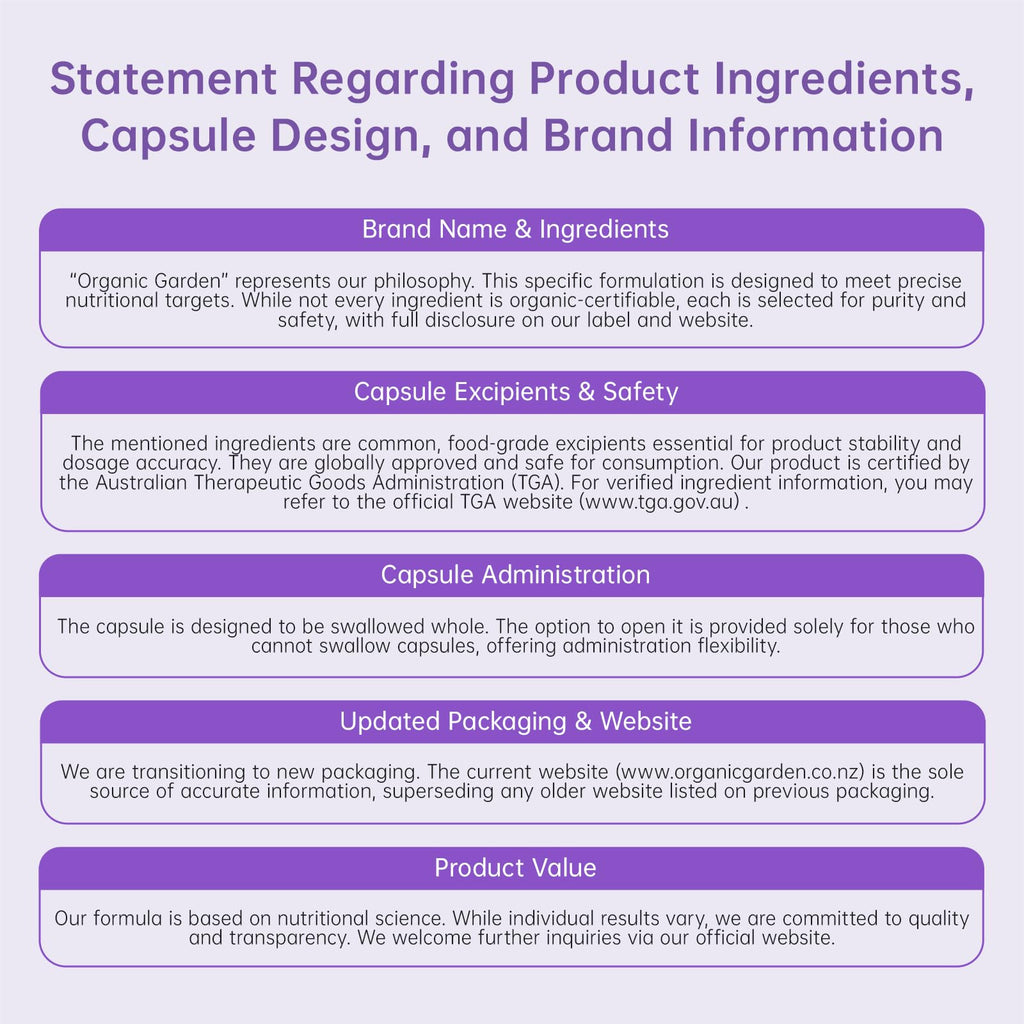 Organic Garden Natural Height Support Supplement for Teens & Young Adults - Bone Health & Growth Aid with L-Lysine, Red Algae Calcium, 19 Nutrients - 90 Capsules - TrustMedUSA
