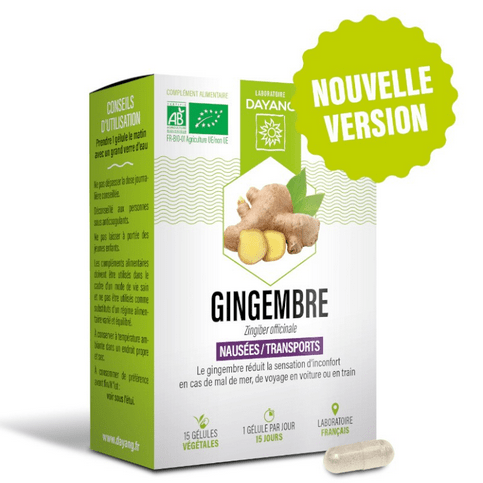 Organic ginger - 15 capsules - DAYANG - TrustMedUSA