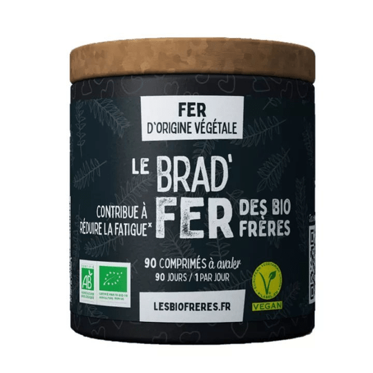 Organic iron - 90 tablets Les Bio Frères - TrustMedUSA
