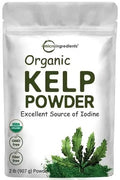 Organic Kelp Powder Supplement, 2lbs | Sustainably US Grown, Raw Ascophyllum Nodosum - TrustMedUSA