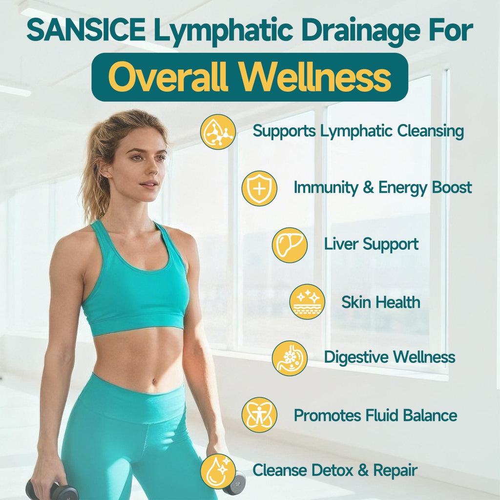 Organic Lymphatic Drainage Drops - Lymphatic Drainage Supplement with Echinacea for Lymph System Support, Elderberry, Astragalus, Cleavers, Burdock & Dandelion for Lymphatic Cleanse & Detox-2 Fl Oz - Maple Wellness Supplements