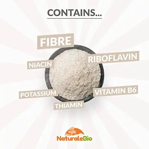 Organic Psyllium Husk - 99% Purity - 200g. Pure & Natural Psyllium Seed Husks - TrustMedUSA