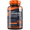 Organic Turmeric 1440mg (High Strength) with Black Pepper & Ginger - 180 Vegan Turmeric - TrustMedUSA
