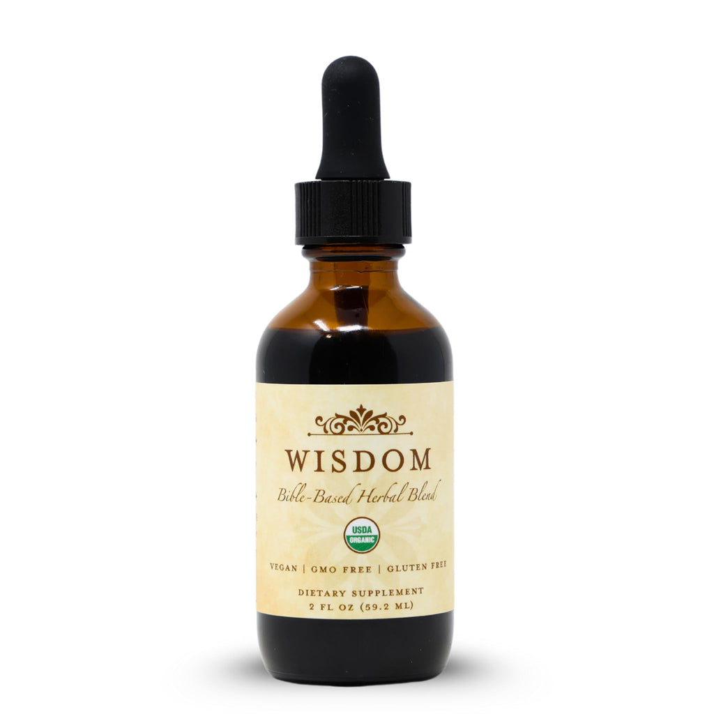 Organic Turmeric, Frankincense and Myrrh – Herbal Supplement Blend for Energy, Detox, Focus, Immunity & Stress – Non-GMO Vegan Tonic with Milk Thistle – Wisdom Bible Based Blend – 2oz Liquid Drops - TrustMedUSA