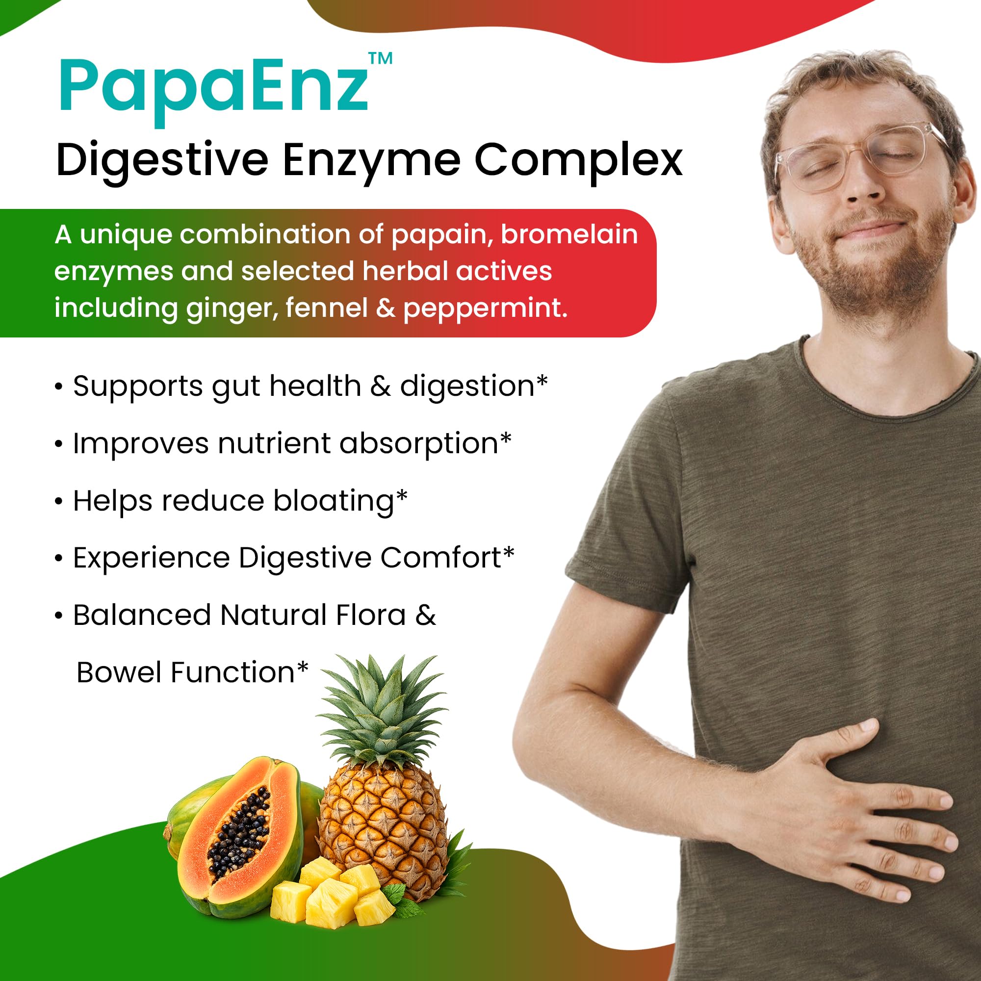 Organic Veda Super Greens & Reds Capsules - Organic Superfoods, Daily Greens, Red Juice, Fruits & Vegetables Supplement - Papaya Enzymes, Digestive Herbs, Bromelain, Antioxidants - 120 Veggie Capsules - TrustMedUSA