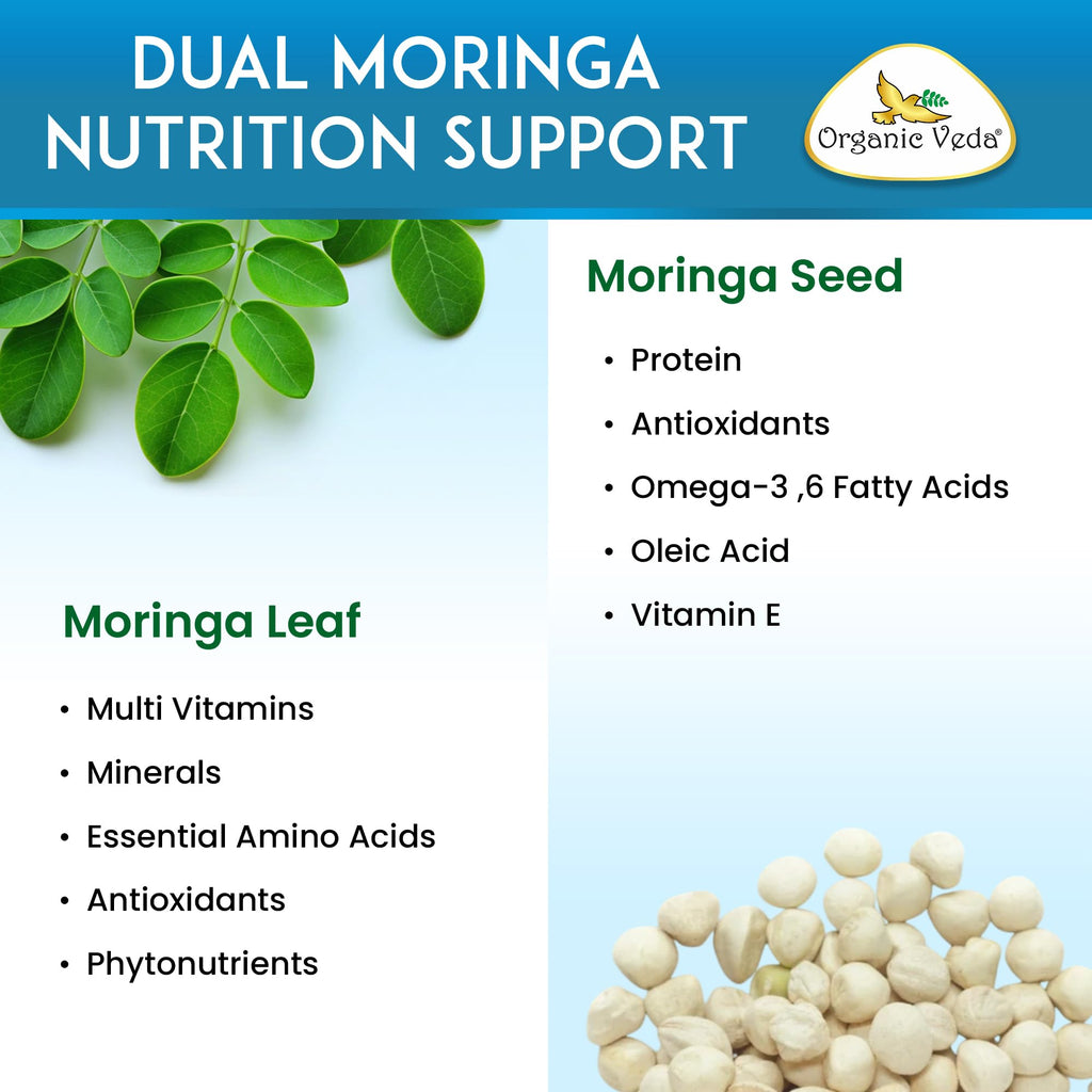 Organic Veda Turmeric Moringa Quercetin with Bromelain Capsules - Fruit C+ Vitamin C Antioxidants Immune System & Respiratory Supplement - Ashwagandha, Ginger, Citrus Bioflavonoids, 60 Vegan Capsule - TrustMedUSA