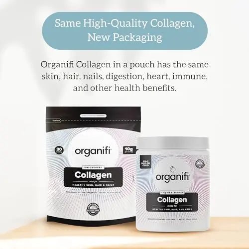 Organifi Collagen Powder - Fuller Hair, Stronger Nails, and Radiant Skin - Replenish - TrustMedUSA